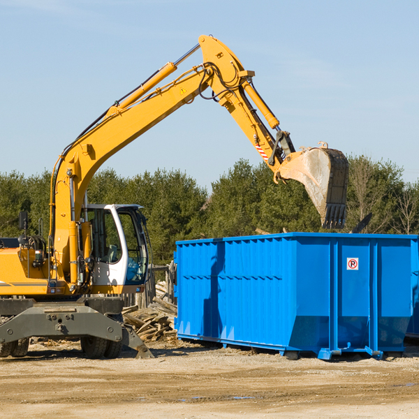 are there any restrictions on where a residential dumpster can be placed in Rodney Michigan